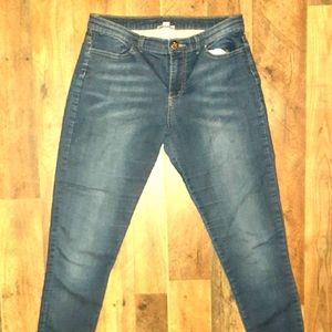 Juicy Court Blue Jeans Printed Girls Size 8 Skinny